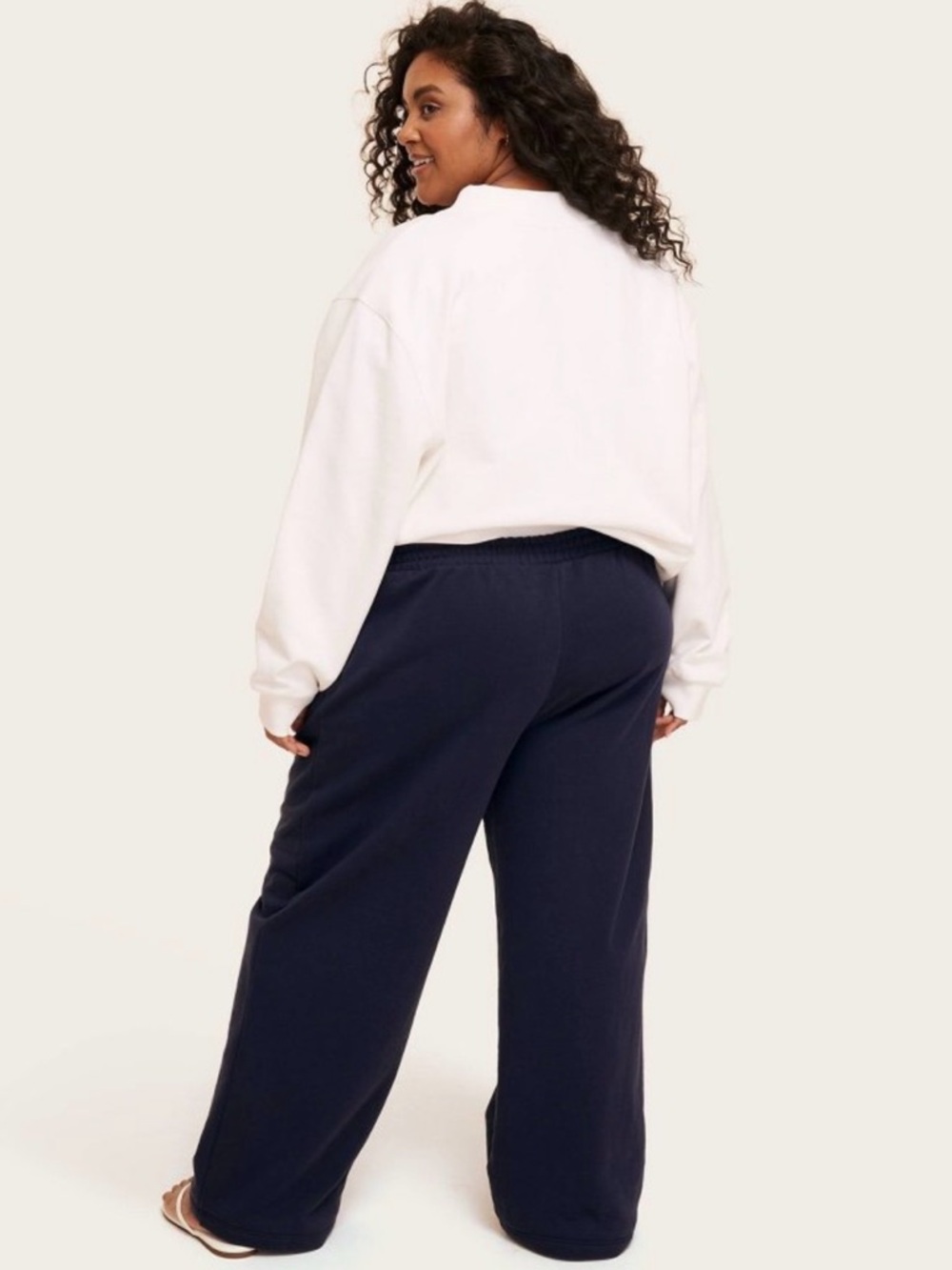 Parke x target high rise boxer Lounge Pants in Navy size Medium NWT